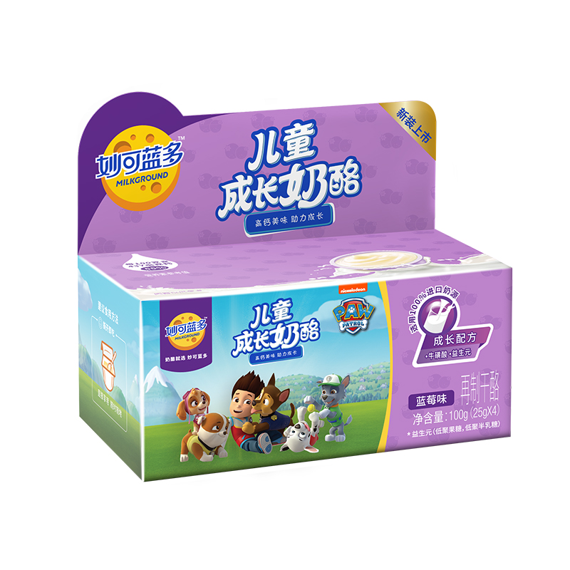 妙可蓝多 成长奶酪 蓝莓味100g