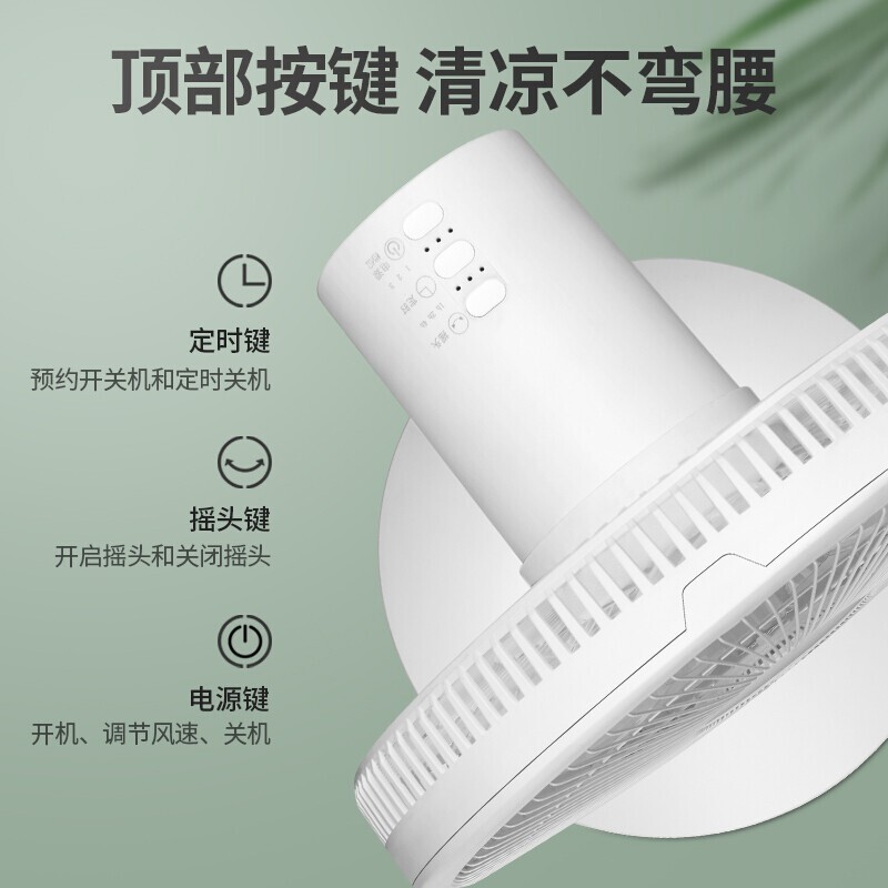先锋(SINGFUN) 电风扇9叶落地扇家用台地两用大风量遥控风扇DLD-D15 台地两用款DLD-D15高清大图