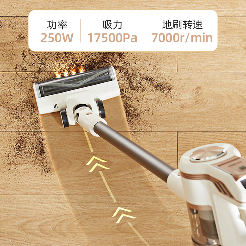[新品]海尔吸尘器家用大吸力手持无线强力除螨吸尘机静吸拖一体音高清大图
