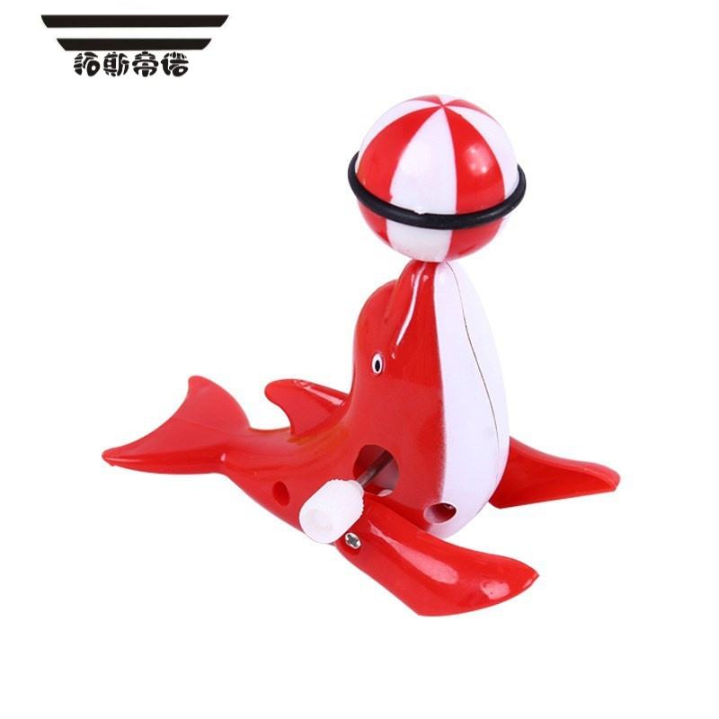 拓斯帝诺顶球上弦海狮玩具男儿童上链发条玩具幼儿园奖品礼品发条海狮