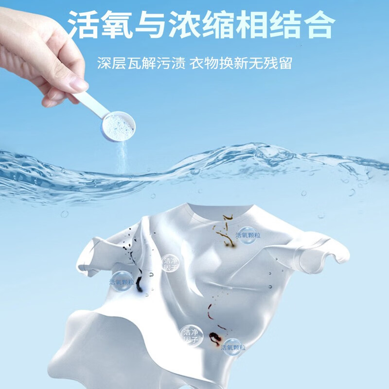 洗得宝 XDB-PXF3233 生物酶活氧泡洗粉 1.5kg/桶 活氧深层去渍 亮白增色高清大图
