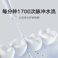 小米米家便携式电动冲牙器F400 薄荷绿 家用水牙线口腔洁牙齿洗牙正畸礼物推荐