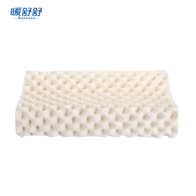 暖舒舒SunSuse泰国进口天然乳胶枕芯护颈椎按摩保健记忆多功能枕 灵犀款枕 59*37*12/8CM单个装 春季四季通