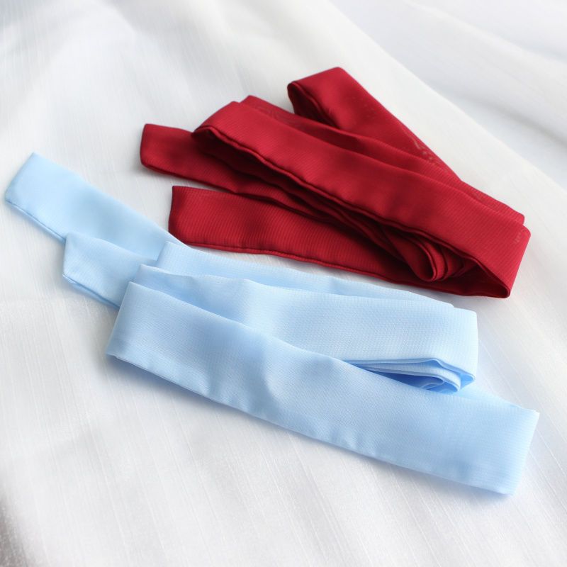 陈情令王一博汪叽同款抹额头带护额羡羡肖战发带2汪叽款发带雪纺天蓝