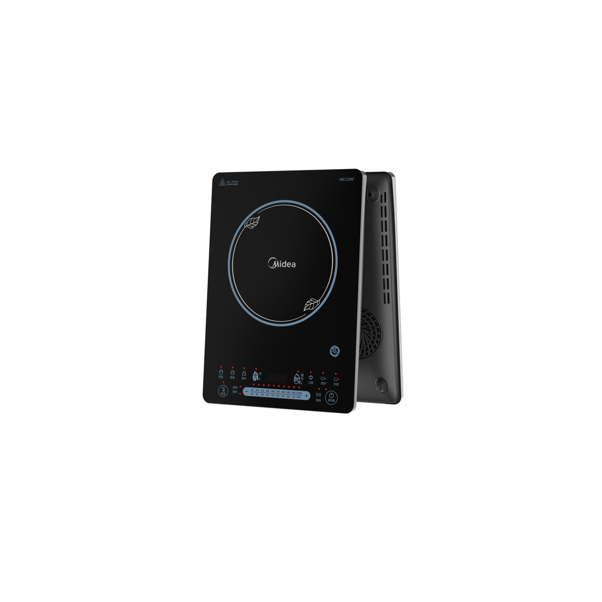 美的(Midea)家用电磁炉大火力隐藏风机4D防水匀火智能火锅2200W猛火电磁灶 MC-CCL2203