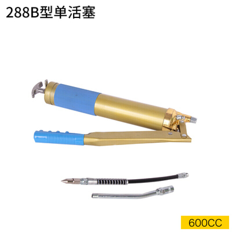 油打油手动高压挖掘机油抢油嘴汽车加注器自吸式牛油工具 288B豪华型600cc单活塞高清大图