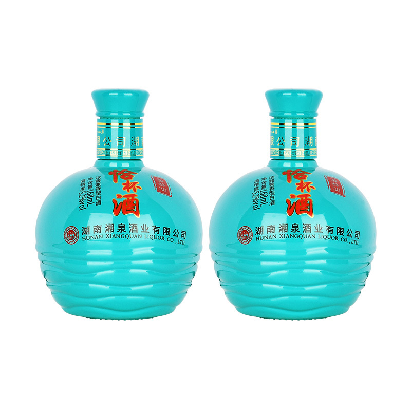 [纯粮食酒]凤凰情52度恰杯酒窖龄30 168ml*6瓶装兼香型高度湖南白酒