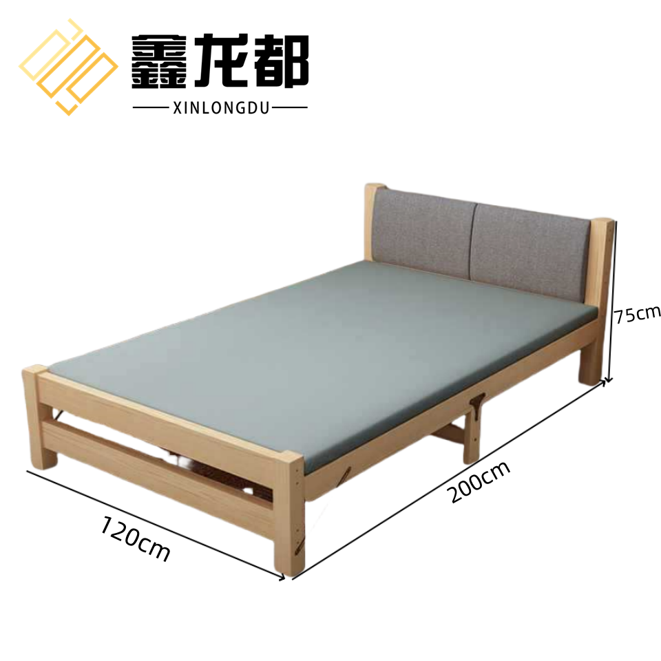 鑫龙都床1.2米张高清大图