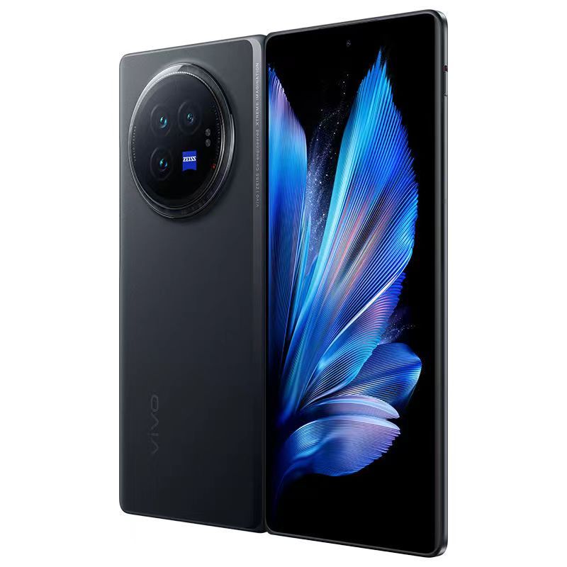 vivo X Fold3 薄翼黑 16GB+256GB 全网通5G新品超轻折叠品手机第二代骁龙8旗舰芯片蔡司影像系统等效5500mAh80W快充拍照游戏学生智能手机