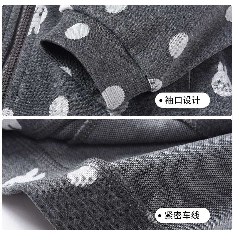 [2折价:29元]铅笔俱乐部童装女小童外套春装休闲儿童棒球服圆点洋气2022新款
