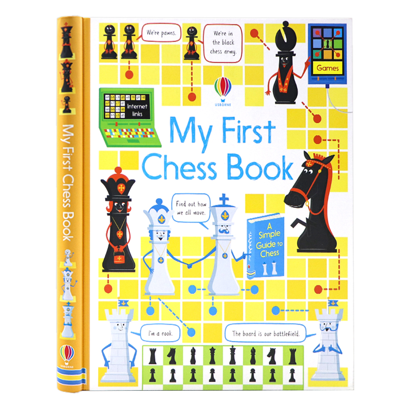 [正版]Usborne 我的第yi本国际象棋书 英文原版 Usborne My First Chess Book 尤斯高清大图