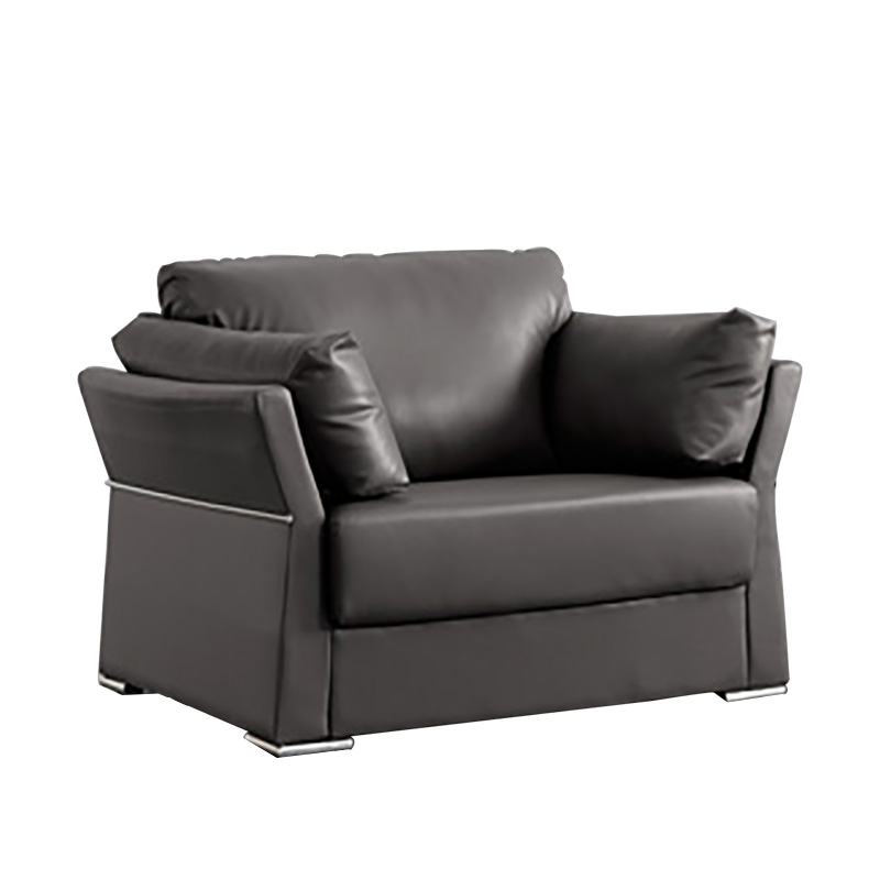 匡大 办公沙发 皮艺沙发 办公室接待沙发 牛皮 单人位 KDT664高清大图