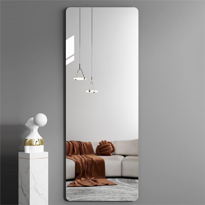 贴墙自粘全身镜闪电客家用壁挂粘贴宿舍挂墙试衣墙面高清玻璃穿衣镜