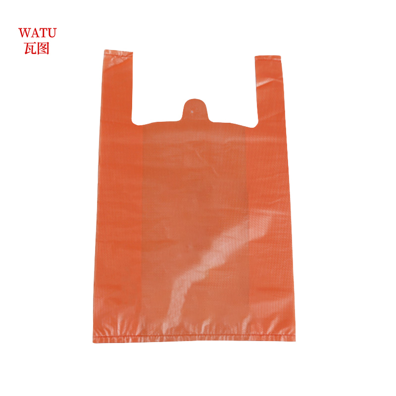 瓦图 WATU一次性用品透明中白袋 29*45 超市手提购物水果打包包装袋 100个装高清大图