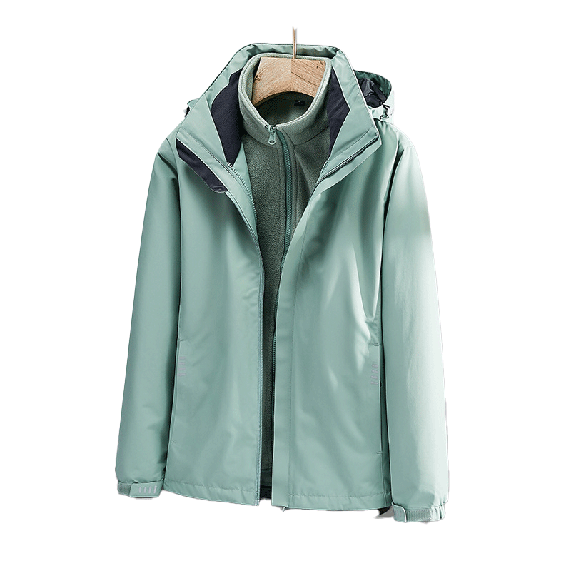 浩博时代 男女款三合一抓绒冲锋衣两件套 多色可选 M-4XL 件高清大图