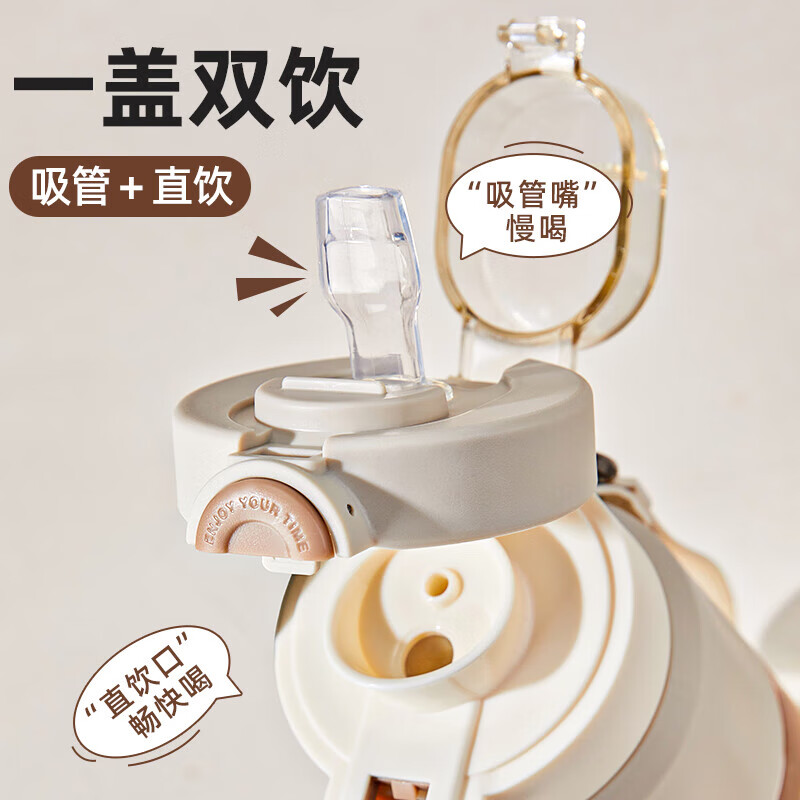 TKK超凡运动双饮杯 TKK1030-800ml 粉色高清大图