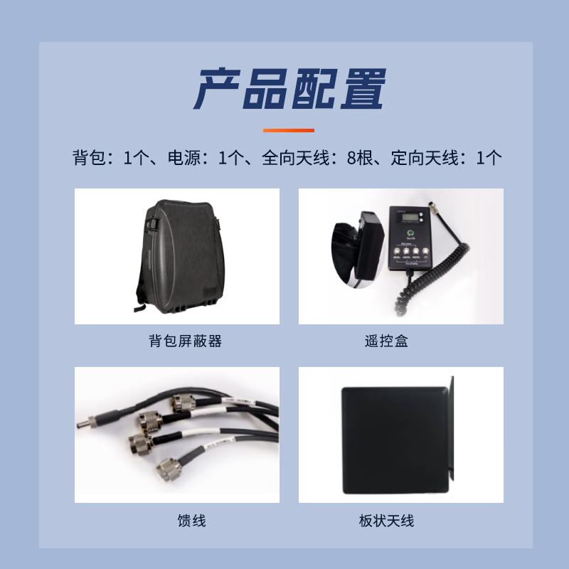 疆明航空 UAV-BP15D 8路背包 背负式无人飞行器导引一体设备 便携驱离迫降设备高清大图