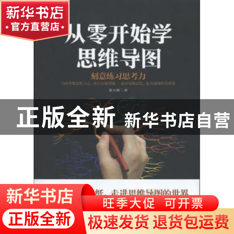 正版 从零开始学思维导图 蔡万刚著 中国商业出版社 978752080484高清大图