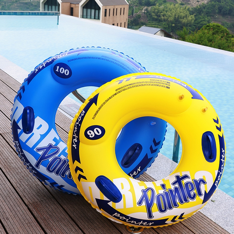 闪电客双气囊游泳圈成人加厚加大充气救生圈大人腋下圈男女胖子安全浮