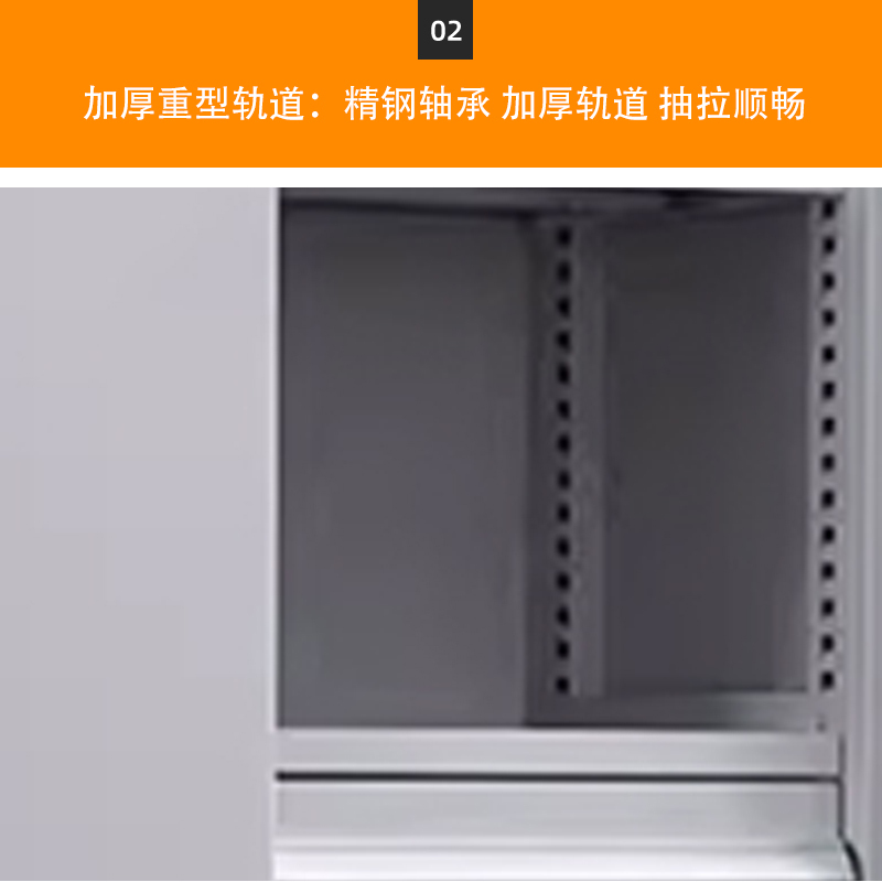 DXBG重型工具柜车间用加厚物件工具储物柜工厂铁皮柜汽修厂零件收纳柜白色四层二抽