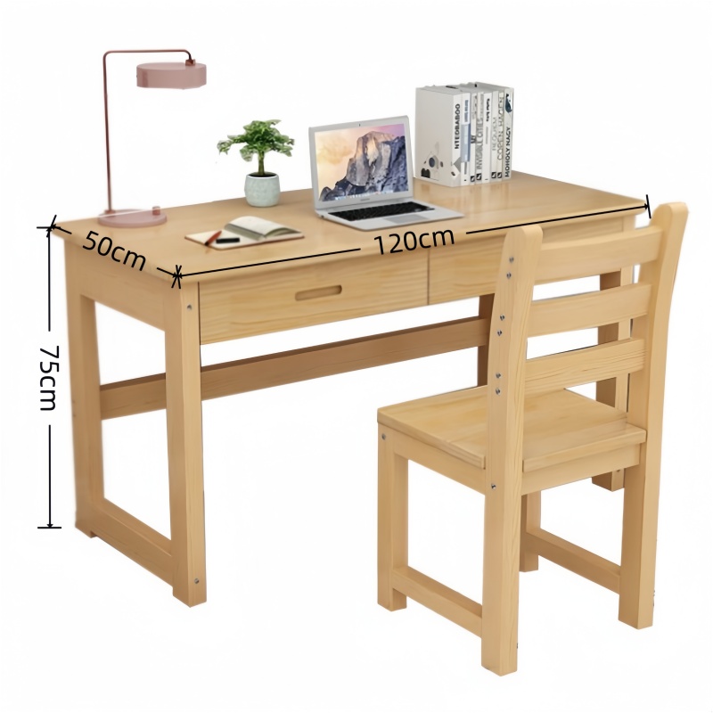 悦兴诚电脑桌120cm+椅套高清大图