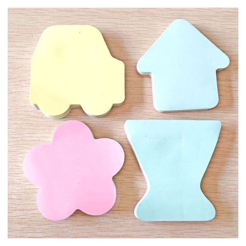 10本装可爱造型便利贴韩版彩色便签纸创意n次便条贴造型贴纸