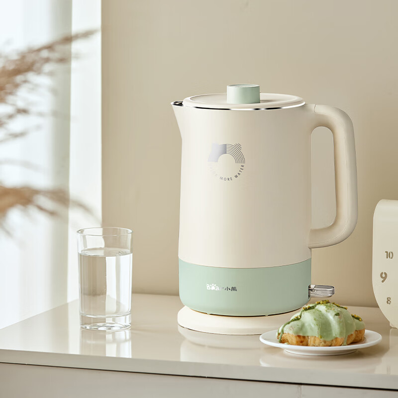 小熊(bear)电水壶烧水壶 热水壶304不锈钢无缝内胆家用暖水壶大容量双层防烫开水壶[ZMD安心系列]彩箱发货 1.7高清大图