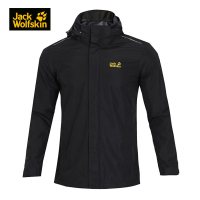 JackWolfskin18春季新款男子户外单冲防风连帽外套5118011