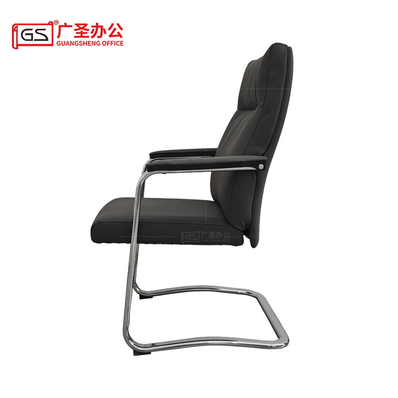 GS 办公椅电脑椅皮椅会议椅弓形椅 650*600*1140mmm高清大图