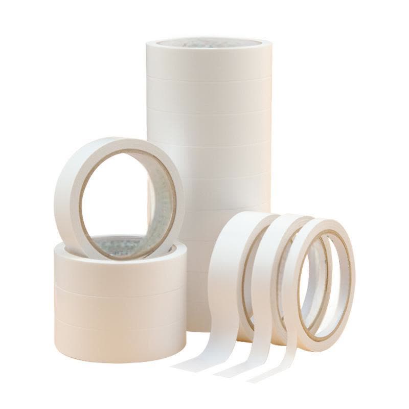 速买宝可撕双面胶带学生DIY办公手工强粘性白色透明热熔双面胶宽3.0cm长12米图片