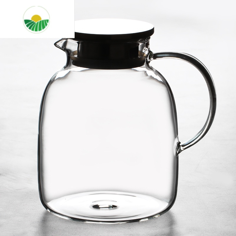 三维工匠冷水壶透明大容量家用凉水壶凉开水柠檬壶耐热玻璃水壶