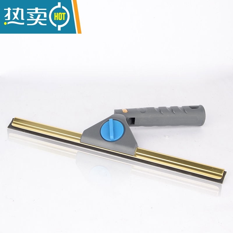 敬平玻璃刮水器家用擦窗器玻璃刮刀瓷砖门窗清洁工具不锈钢玻璃清洁器 2.4M钛金杆+万向刮+涂水器擦玻璃器高清大图