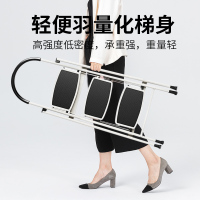 奥鹏梯子家用人字梯单侧加厚移动楼梯折叠梯子宽踏板家用梯子室内五步梯AP1265