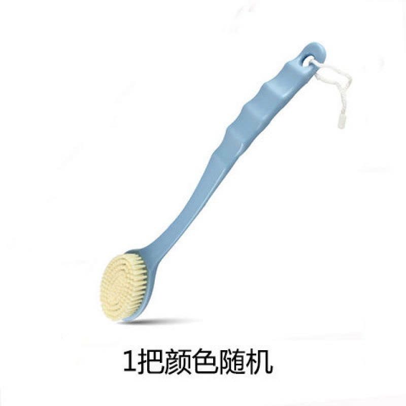 简约颜色随机一把[送1挂钩] [ ]搓澡神器洗澡刷长柄软毛浴刷搓背不求人搓泥洗澡神器图片