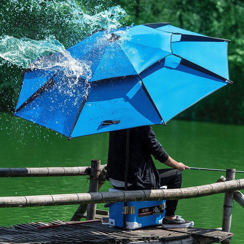 18新款钓鱼伞2.2/2.4米万向防雨伞鱼伞垂钓伞遮阳伞渔具伞钓伞