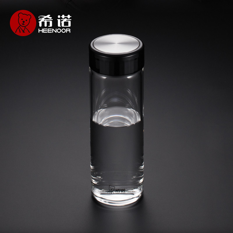 希诺单层玻璃杯耐热加厚水杯子透明水晶玻璃杯
