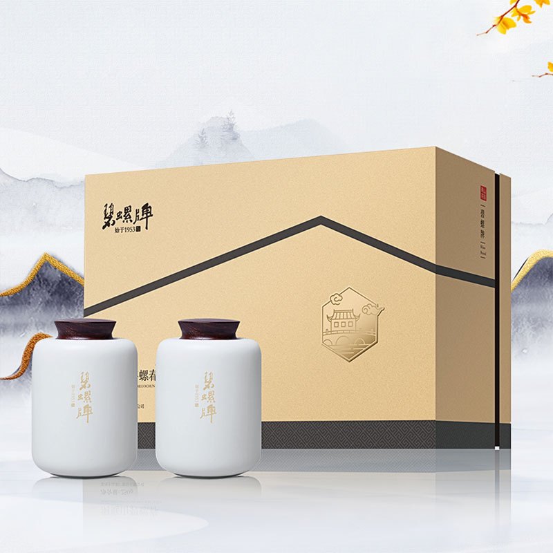 苏宁宜品自营碧螺牌上市碧螺春特级一等明前头采绿茶洞庭茶叶礼盒200g/盒中国制茶大师品牌,江苏老字号企业
