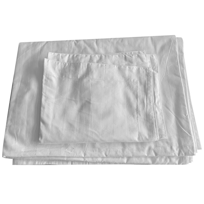 广亿隆 纯棉缎条三件套颜色可选 170*220cm 套高清大图