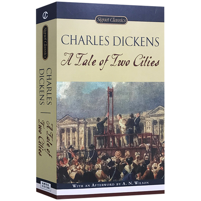 [正版]A Tale of Two Cities 英文原版小说书 双城记 查尔斯狄更斯 世界经典名著 中学高中大学课文英