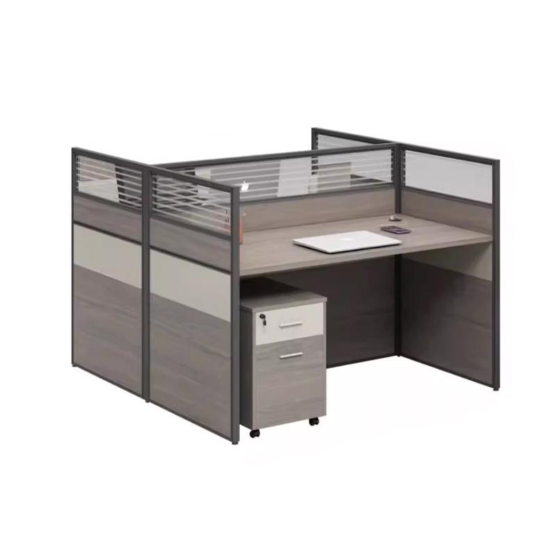 中豫鑫泽 ZYXZ5031412 职员桌屏风工位职员办公桌 对坐双人位含柜