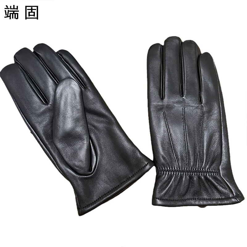 端固 加绒羊皮手套触屏男女同款 D1T 副高清大图