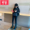 可莉允女童外套秋冬款2022新款时髦中大童洋气冬季短款棉服儿童加绒夹克