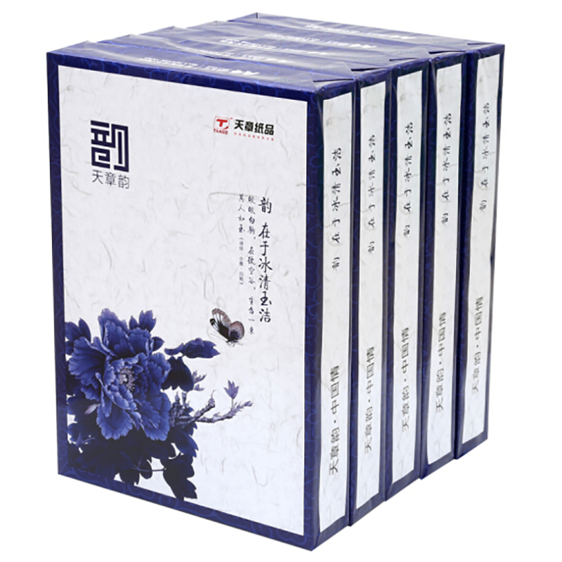 天章韵 电脑打印纸241-4 连续针式打印纸 四联2等分 打印发货单可撕边 (箱)