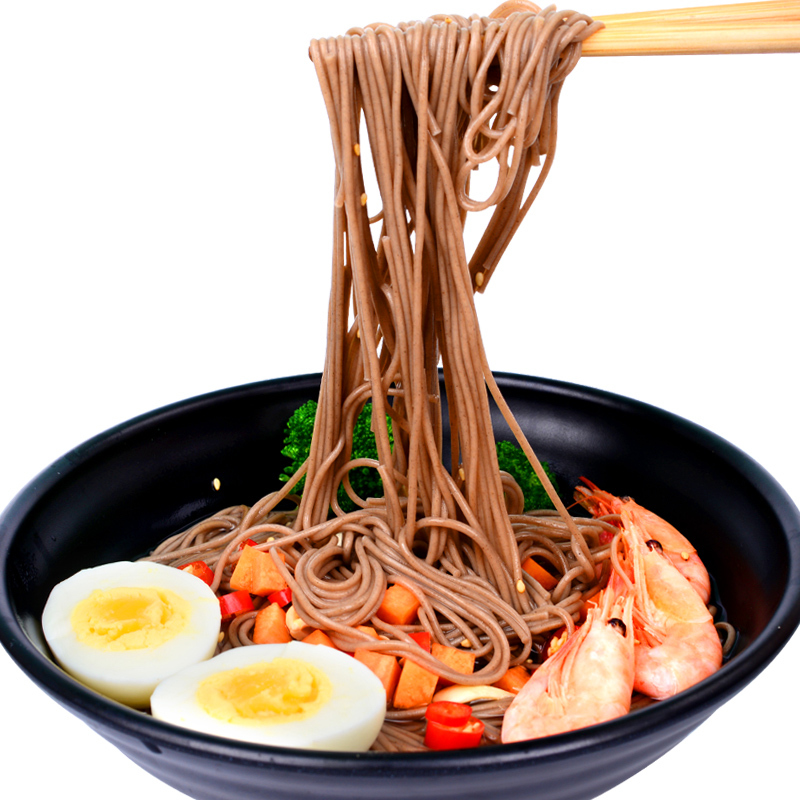 望乡荞麦挂面600g荞麦面低脂低钠面条圆条细面