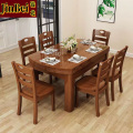 锦北 餐桌家用餐桌椅组合餐桌小户型可伸缩多功能饭桌1.5胡1桌6椅