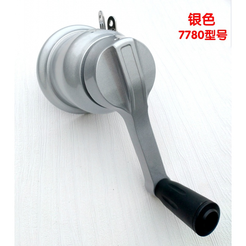 美帮汇好晾衣架配件钢丝绳太太手柄 摇把750-760-620 7260型手摇器通用高清大图
