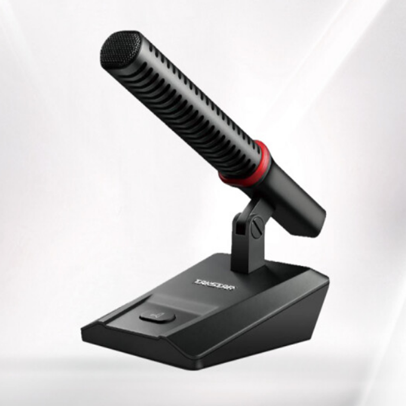 会议麦克风ms800黑色方形台式仰角麦有线心形指向短杆麦起订量8个视频