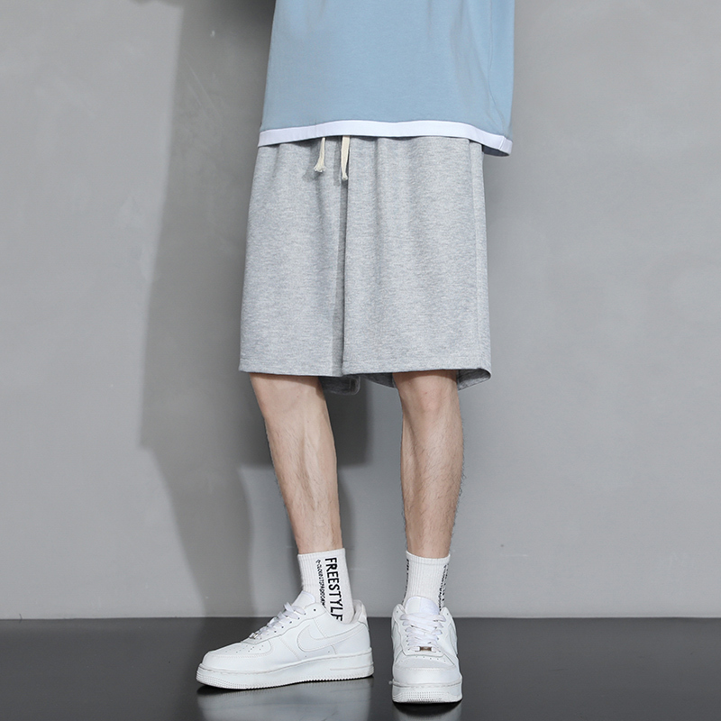 WOOG2005短裤男夏季潮流宽松百搭休闲运动五分裤大码薄款ins港风