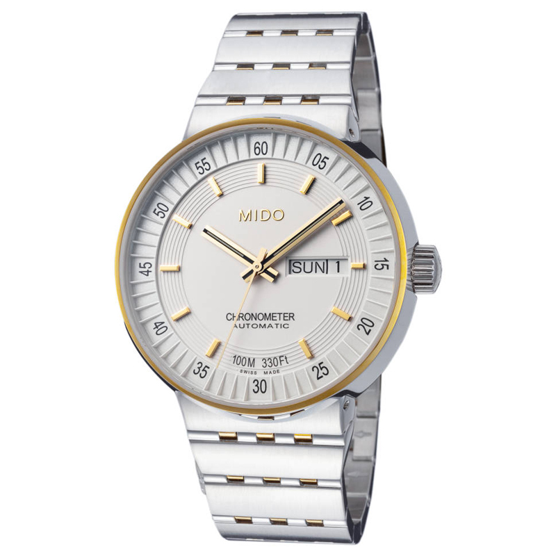 美度mido男士机械表完美系列商务休闲瑞士手表男士自动机械表m83409b
