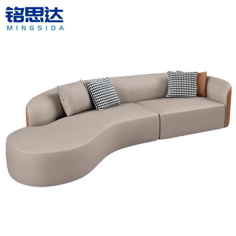 铭思达洽谈沙发一体220cm张高清大图